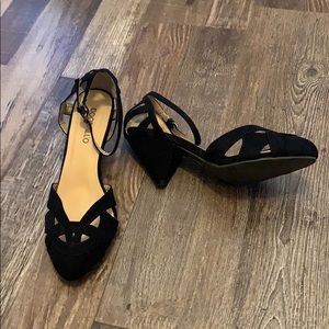 Black kitten heels 2.5inches
